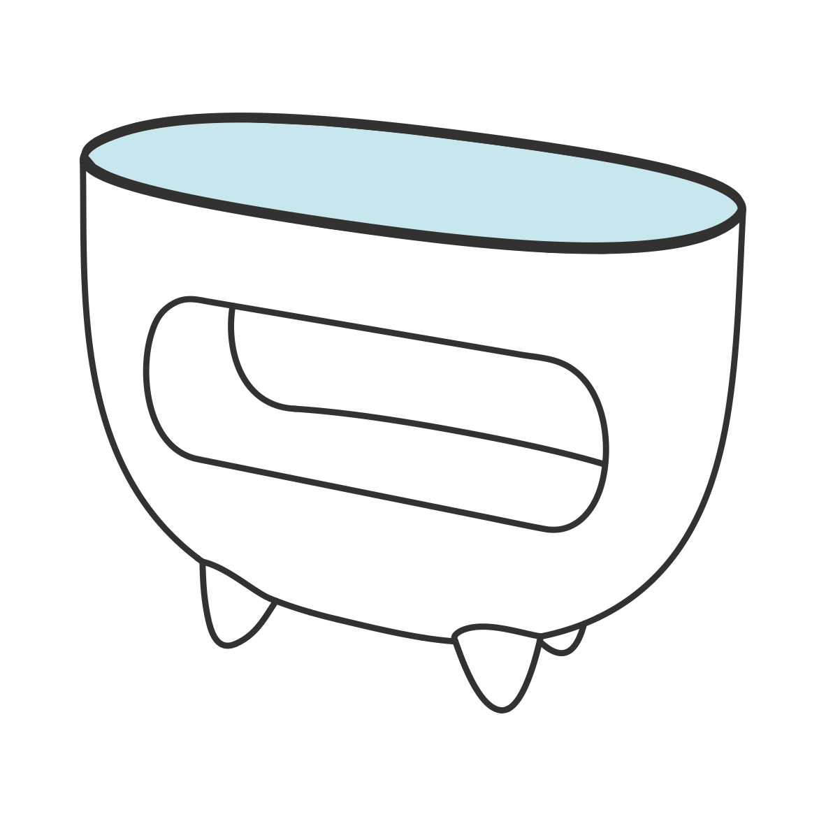 Oval Theke