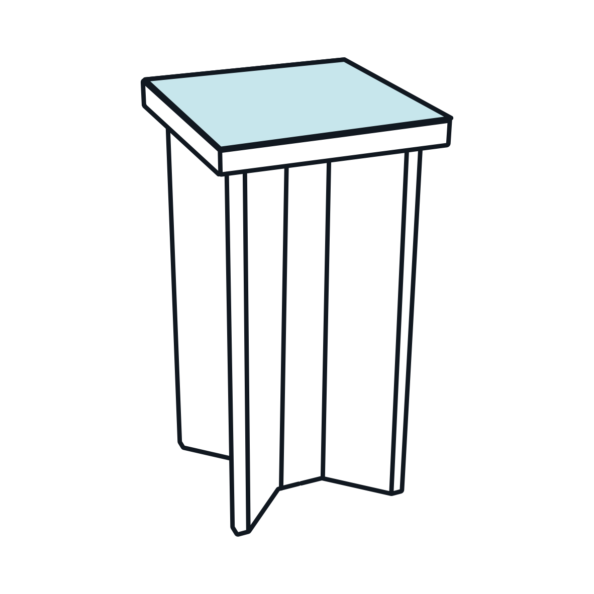 Quadrat Stehtisch